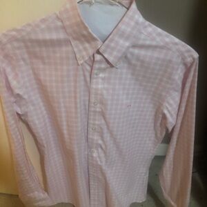 Brooks Brothers Light Pink Checkered Shirt